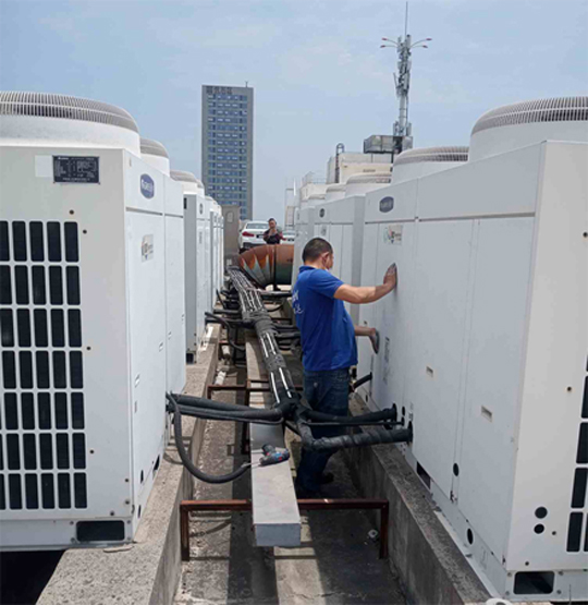 南山中央空调制热和不制冷系统维修方法